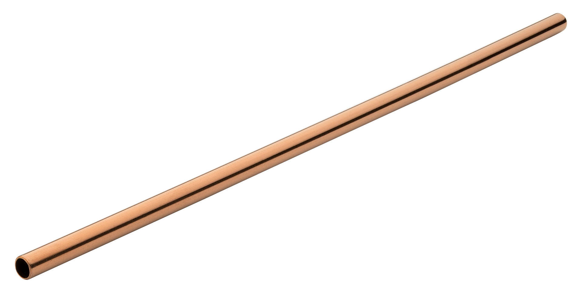 Stainless Steel Copper Straw 8.5" (21.5cm) - Pack of 12