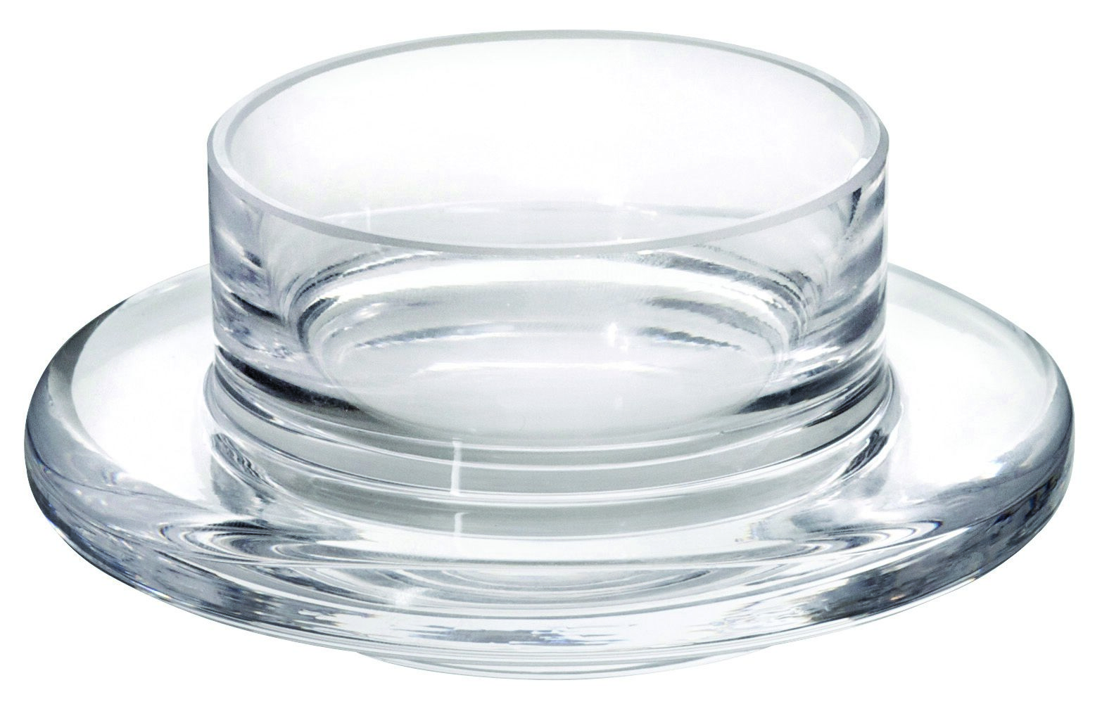 Glass Base for Butter Dish 3.5" (9cm) 1oz (3cl) - Pack of 6