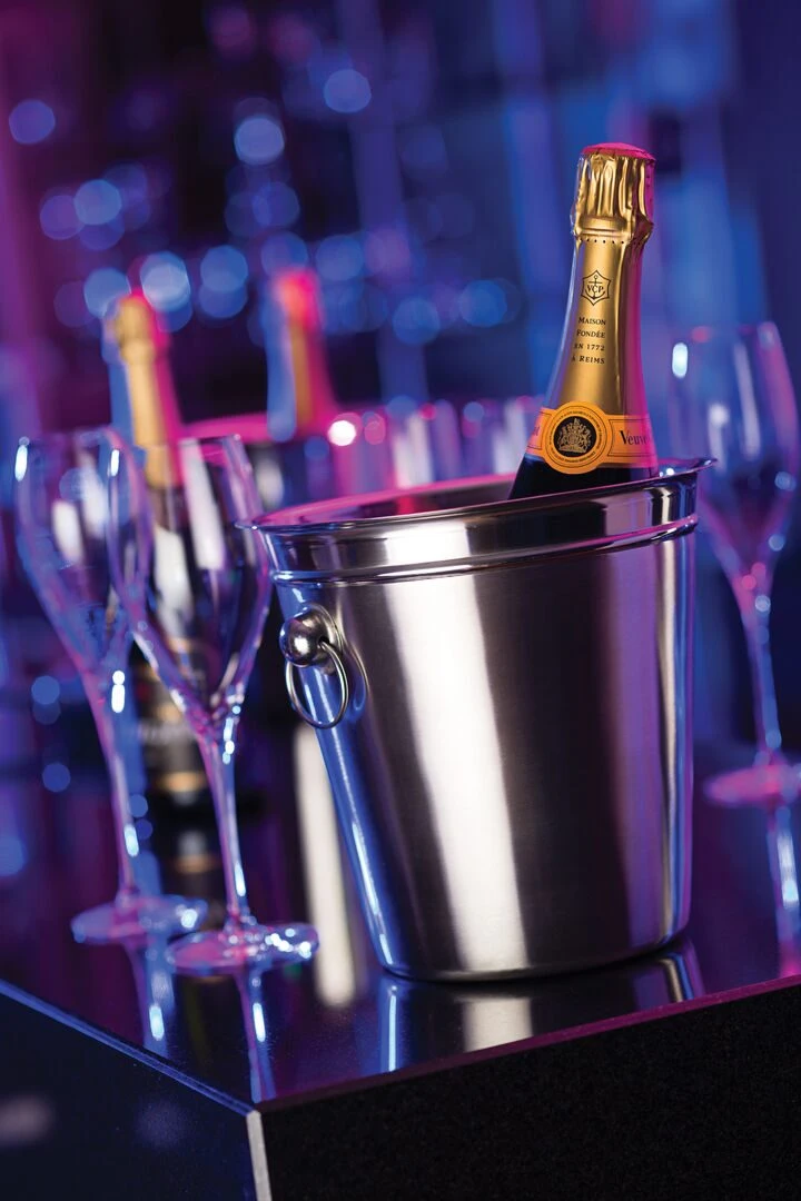 Ribbed Wine Bucket 8" (20cm) H: 7.5" (19cm) - Pack of 6 2 Ribbed Wine Bucket 8" (20cm) H: 7.5" (19cm) - Pack of 6 - Image 2