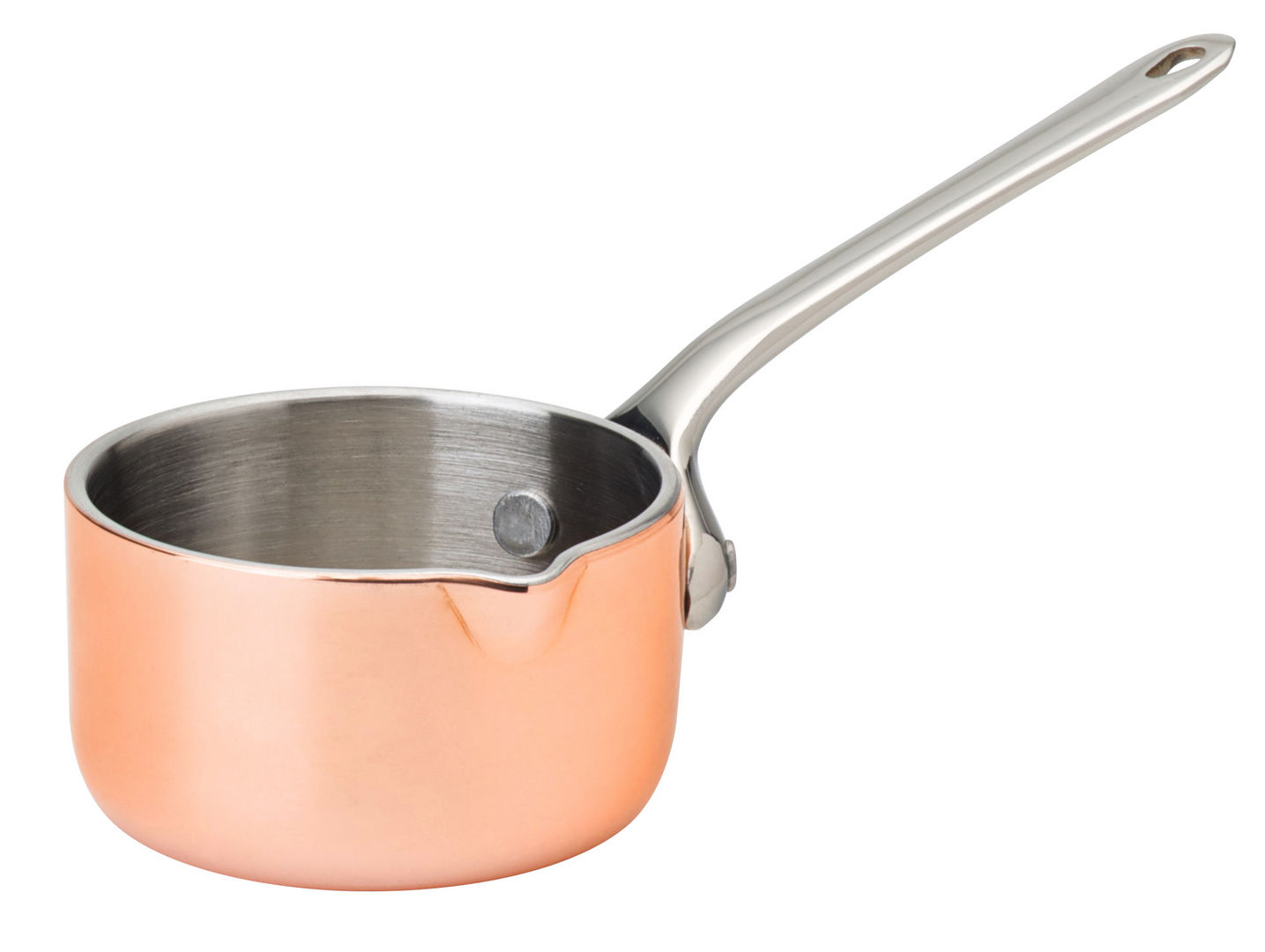 Mini Copper Pres Saucepan with lip 2.25" (5.5cm) - Pack of 6