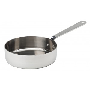 Stainless S Pres Frypan 4.75"(12cm) 12.75oz(36cl)