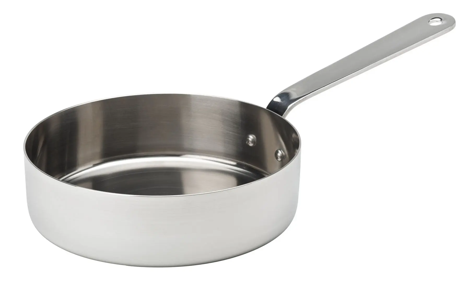 Stainless S Pres Frypan 4.75"(12cm) 12.75oz(36cl) - Pack of 6 1 Stainless S Pres Frypan 4.75"(12cm) 12.75oz(36cl)