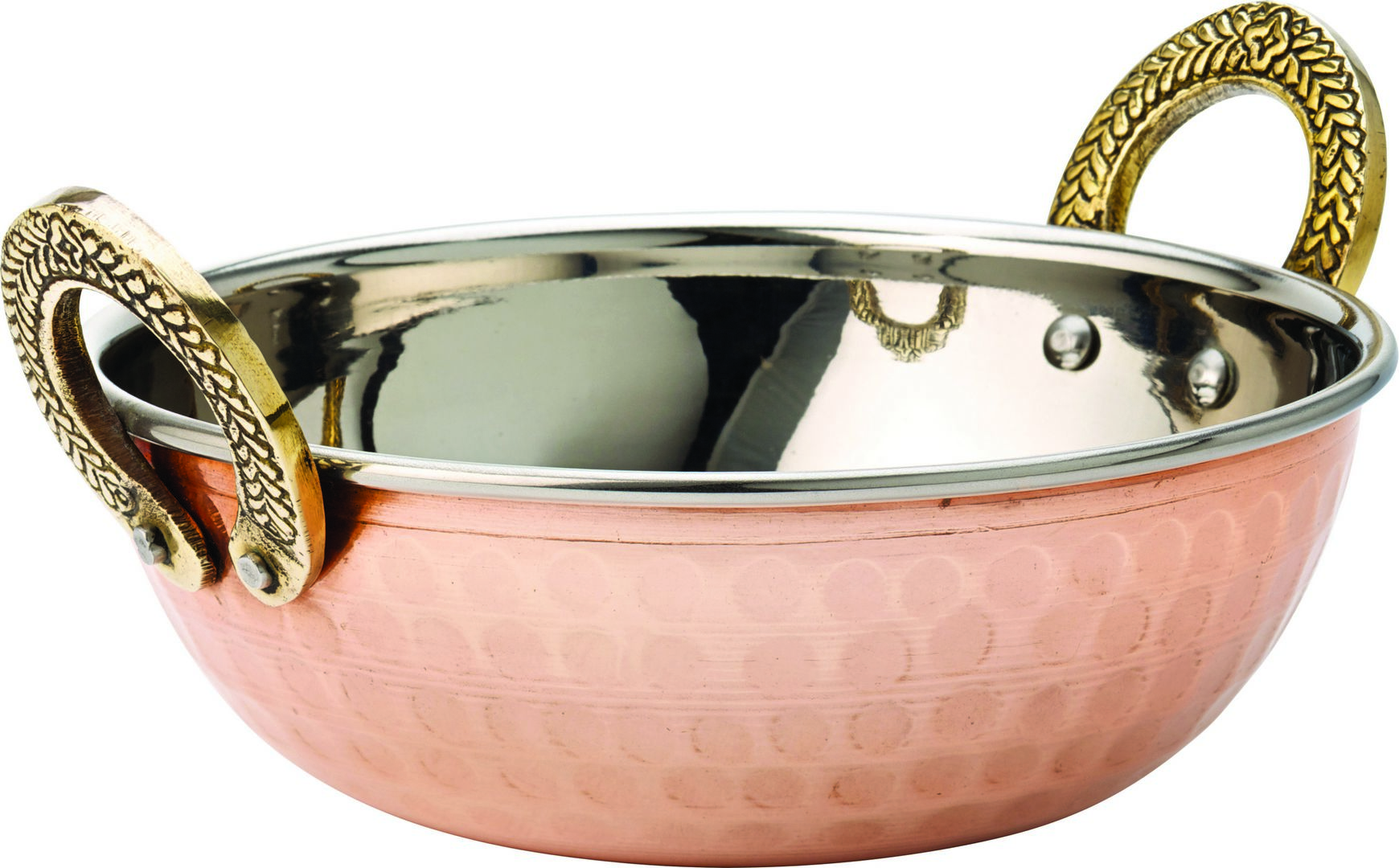 Copper Kadai Dish 5.25" (13cm) 16.5oz (47cl) - Pack of 12