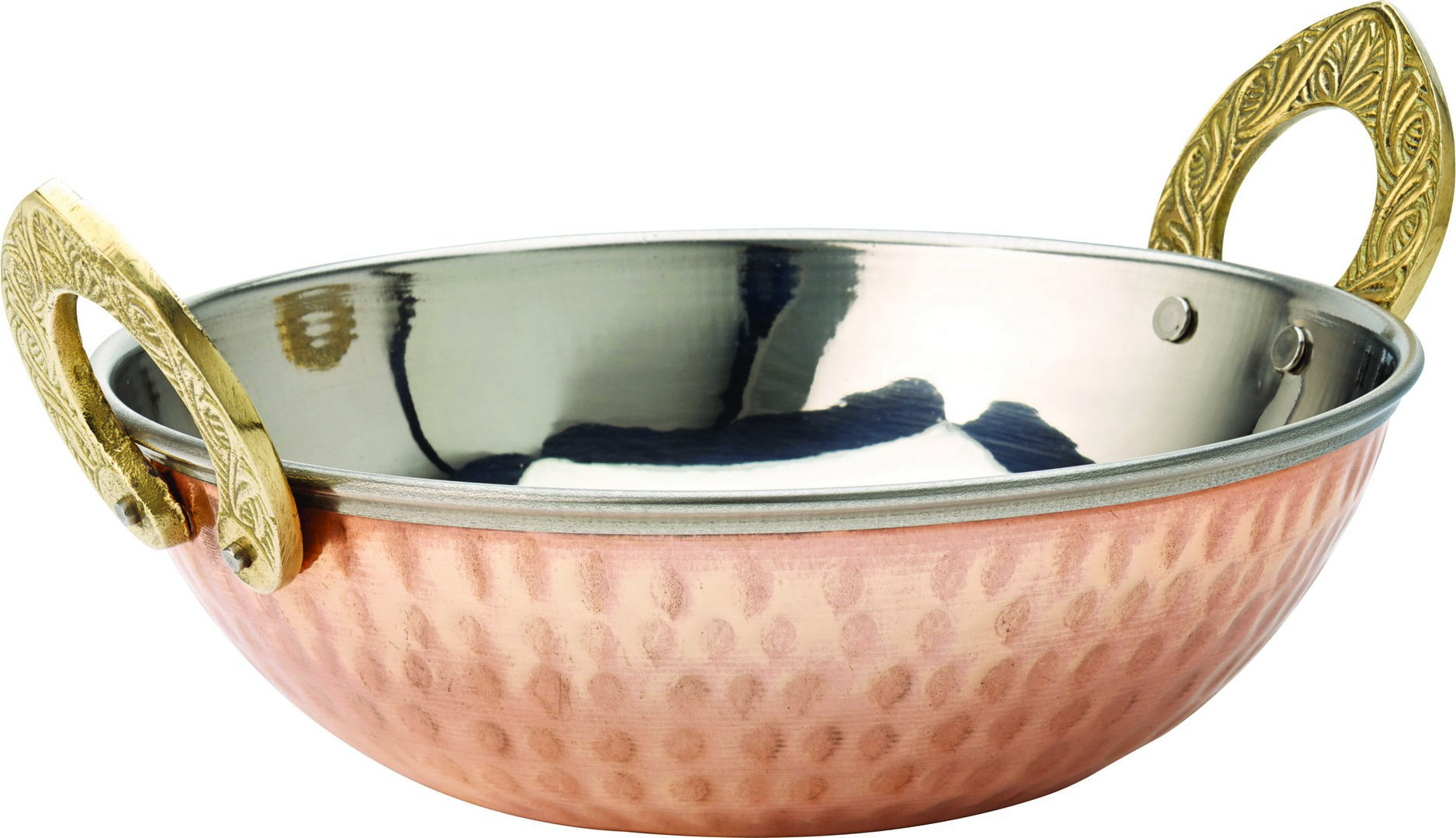 Copper Kadai Dish 6.5" (16.5cm) 24.25oz (69cl) - Pack of 12