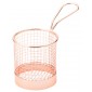 Copper Round Service Basket 3.5