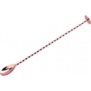 Copper Cocktail Mixing Spoon 10.5" (27cm)
