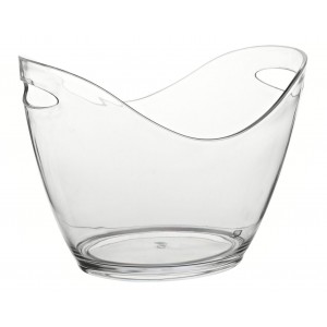 Small Champagne Bucket Clear 10.5" (27cm)