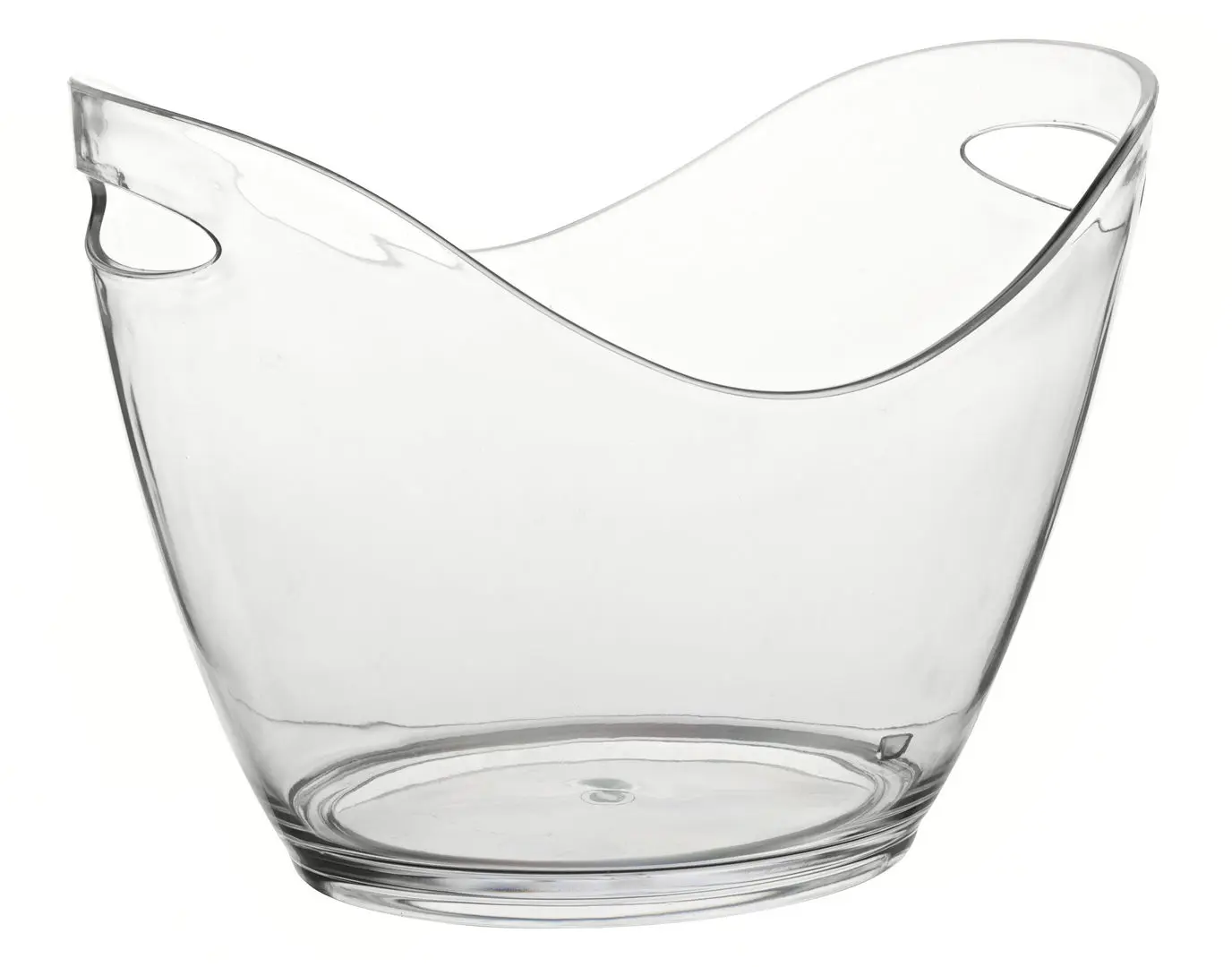 Small Champagne Bucket Clear 10.5" (27cm) - Pack of 6 1 clear champagne bucket