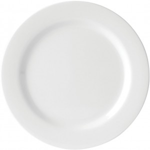 Wide Rimmed Plate 9" (23cm)