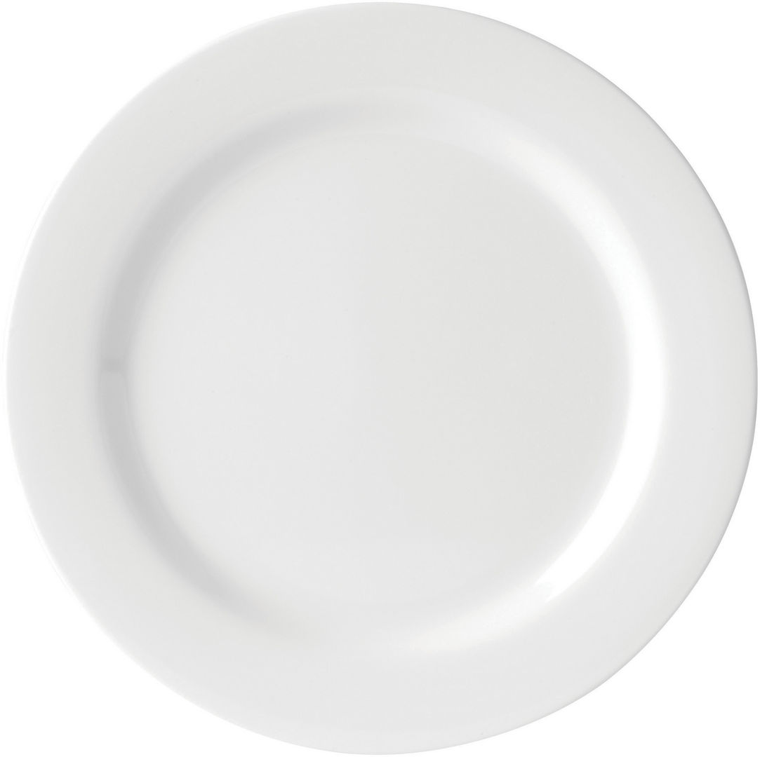 Wide Rimmed Plate 9" (23cm) - Pack of 6