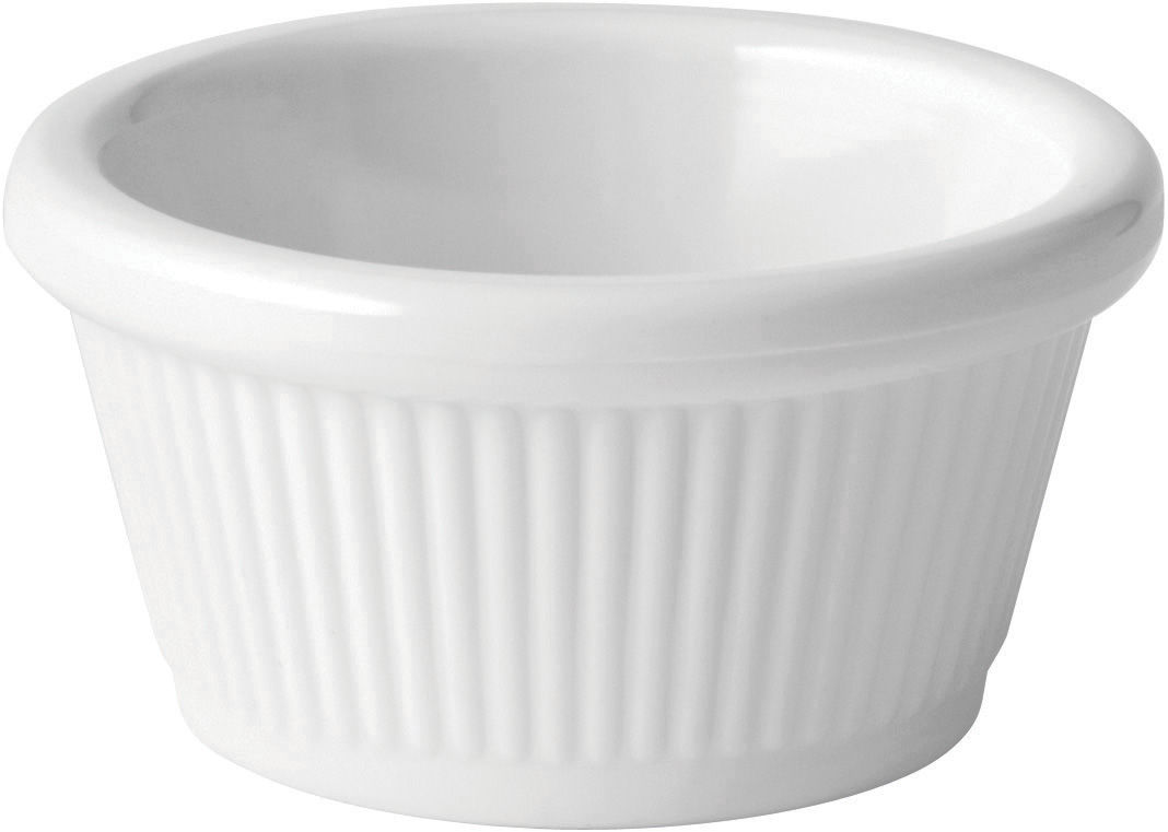 Fluted White Ramekin 2oz (6cl) - Pack of 12