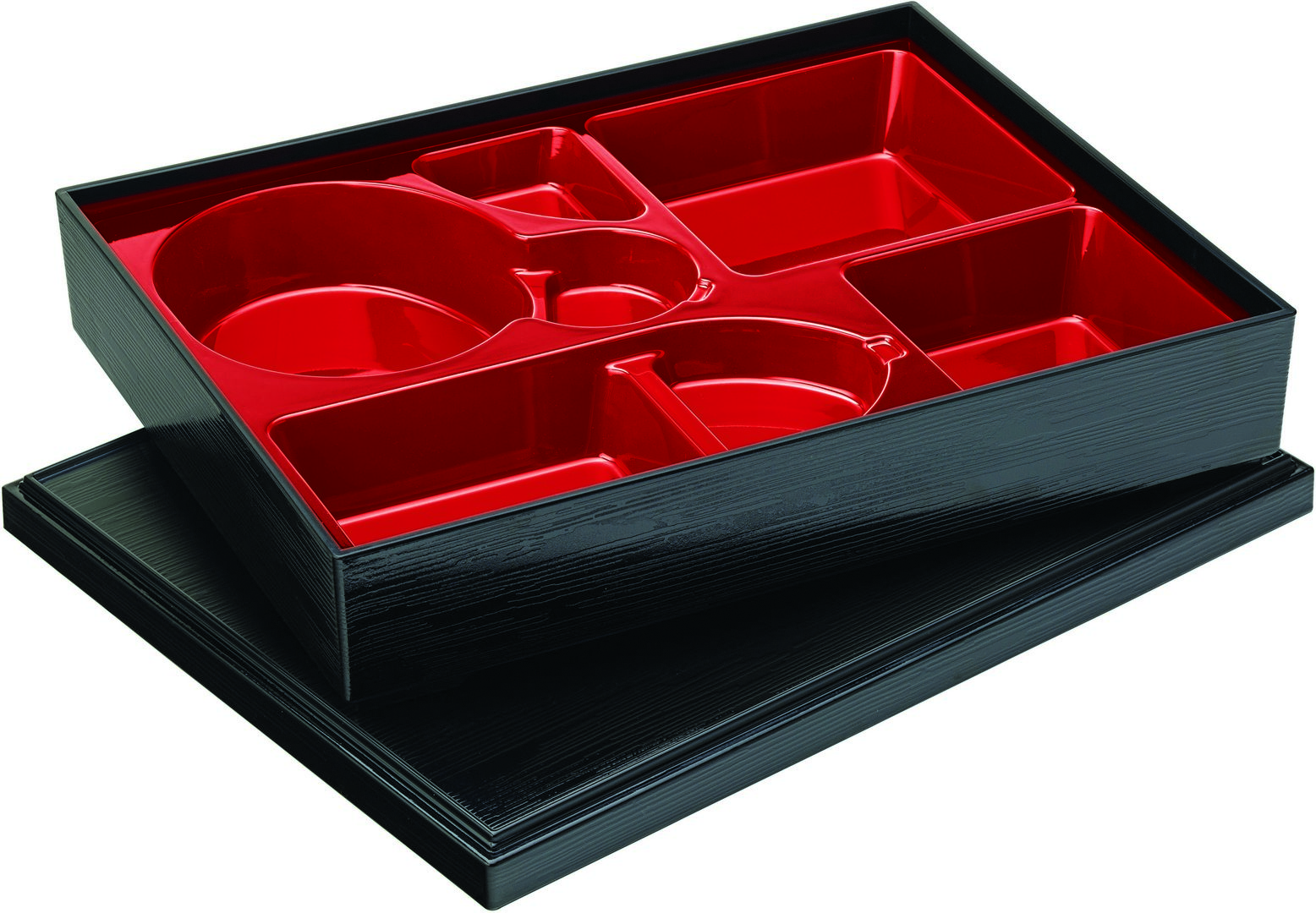 Luxe Bento Box (32.5 x 25.5 x 6.5cm) 5 compartment - Pack of 6