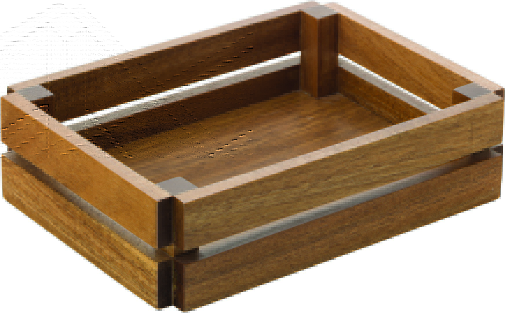 Acacia Small Crate 8.75" x 6.25" (22 x 16cm) - Pack of 6