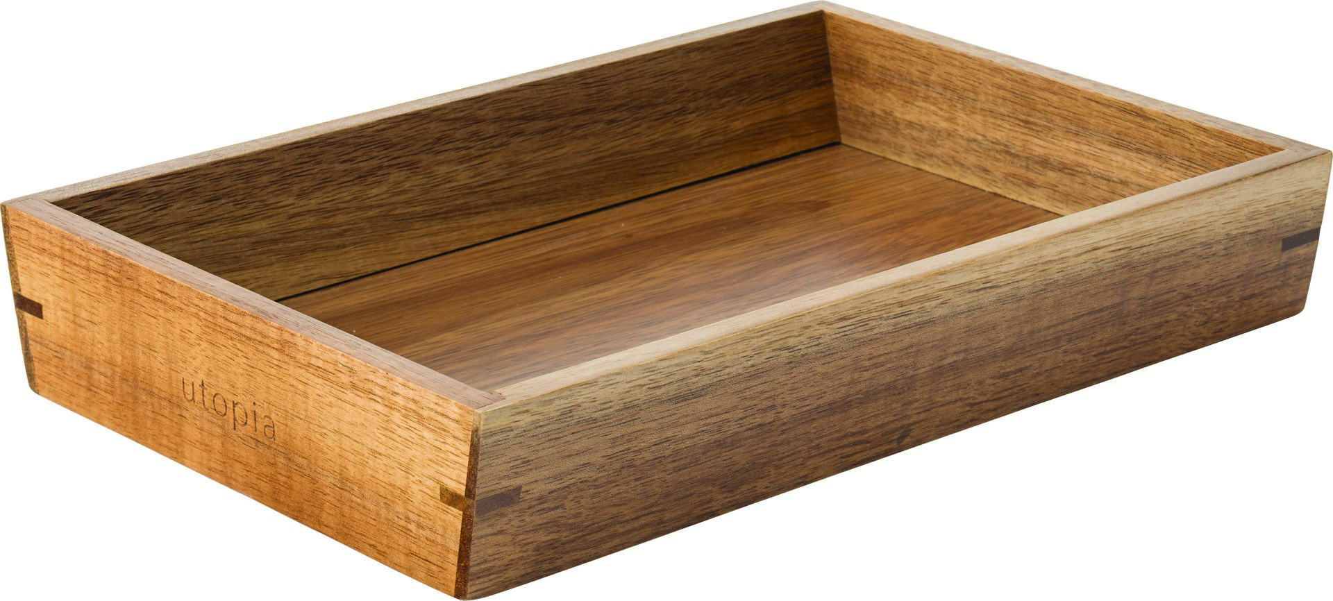 Acacia Serving Box 9.5 x 6.5" (24 x 16cm) - Pack of 6
