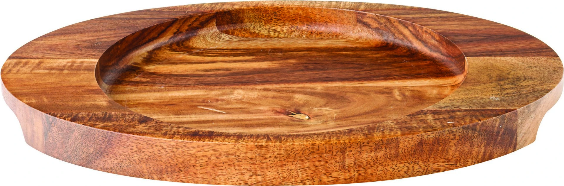 Oval Wood Board 10 x 7.25" (25 x 18.5cm) - Pack of 6 1 oval wood board