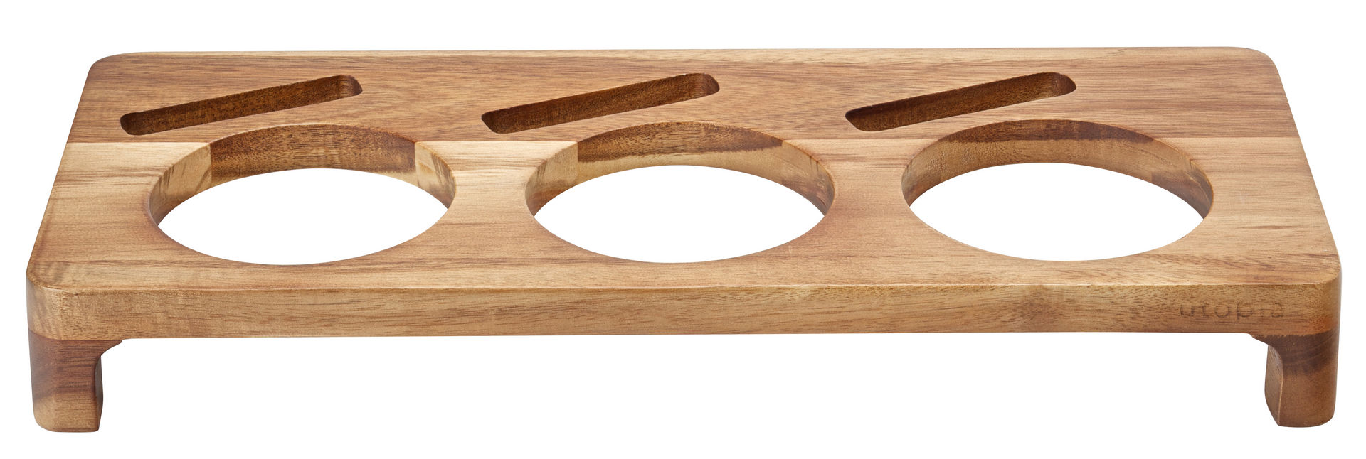 Acacia Presentation Stand 16.5 x 7" (42 x 18cm) - Pack of 6