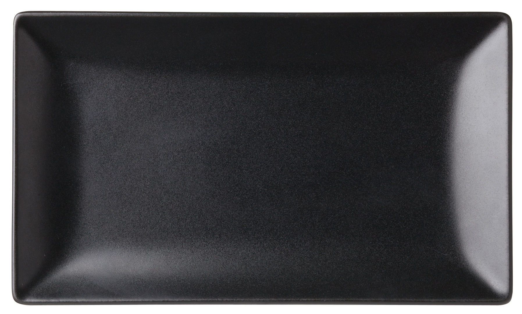 Noir Rectangular Black Plate 10 x 5.75" - Pack of 12