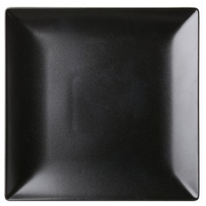 Noir Square Black Plate 10" (25.5cm)