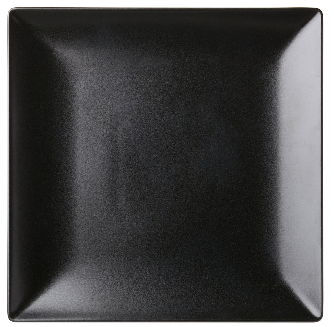 Noir Square Black Plate 10" (25.5cm) - Pack of 12
