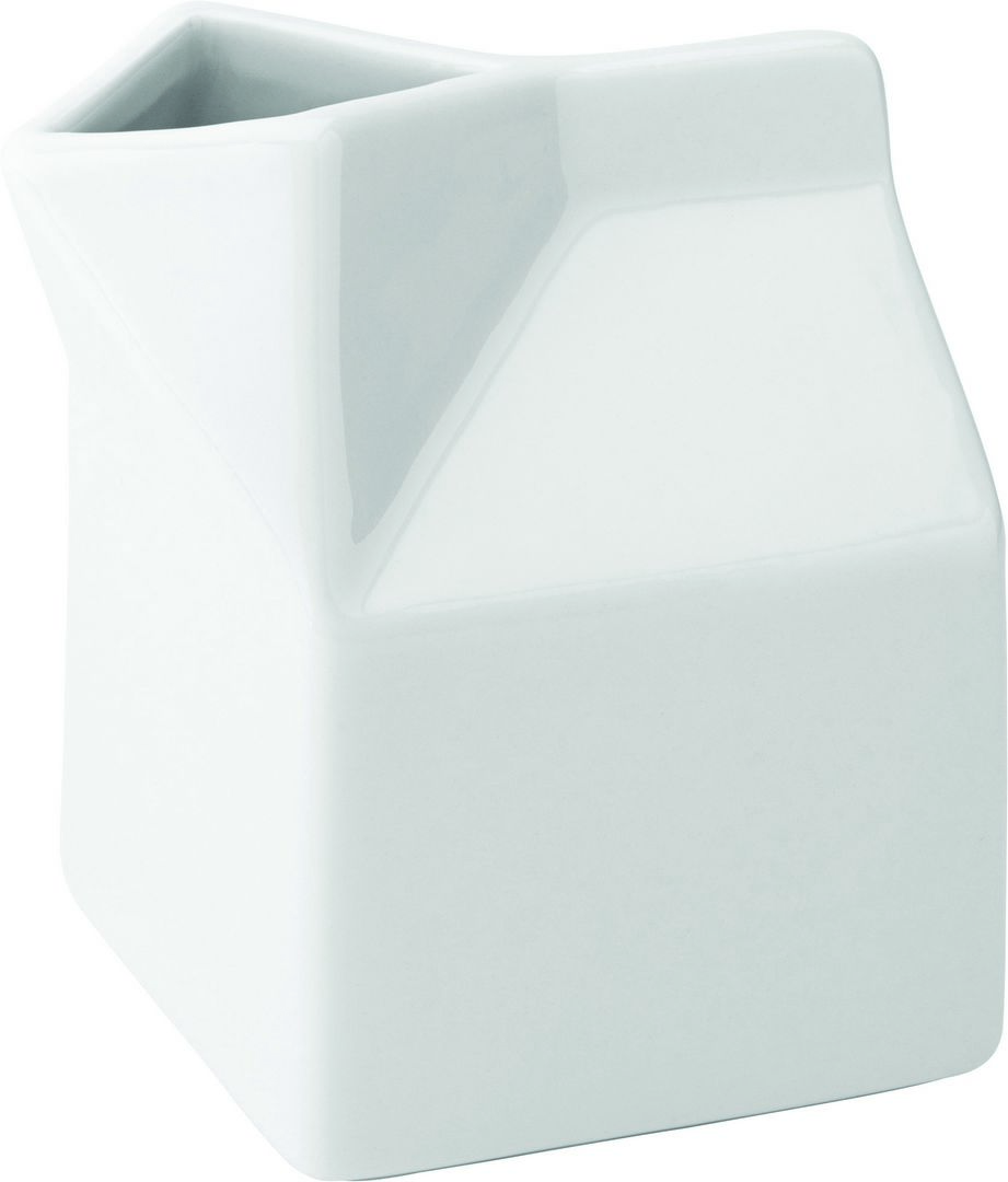 Titan Ceramic Milk Carton 10.5oz (30cl) - Pack of 6