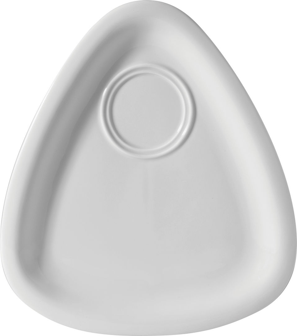 Titan Triangular Rimmed Gourmet Plate 11" (28cm) - Pack of 6