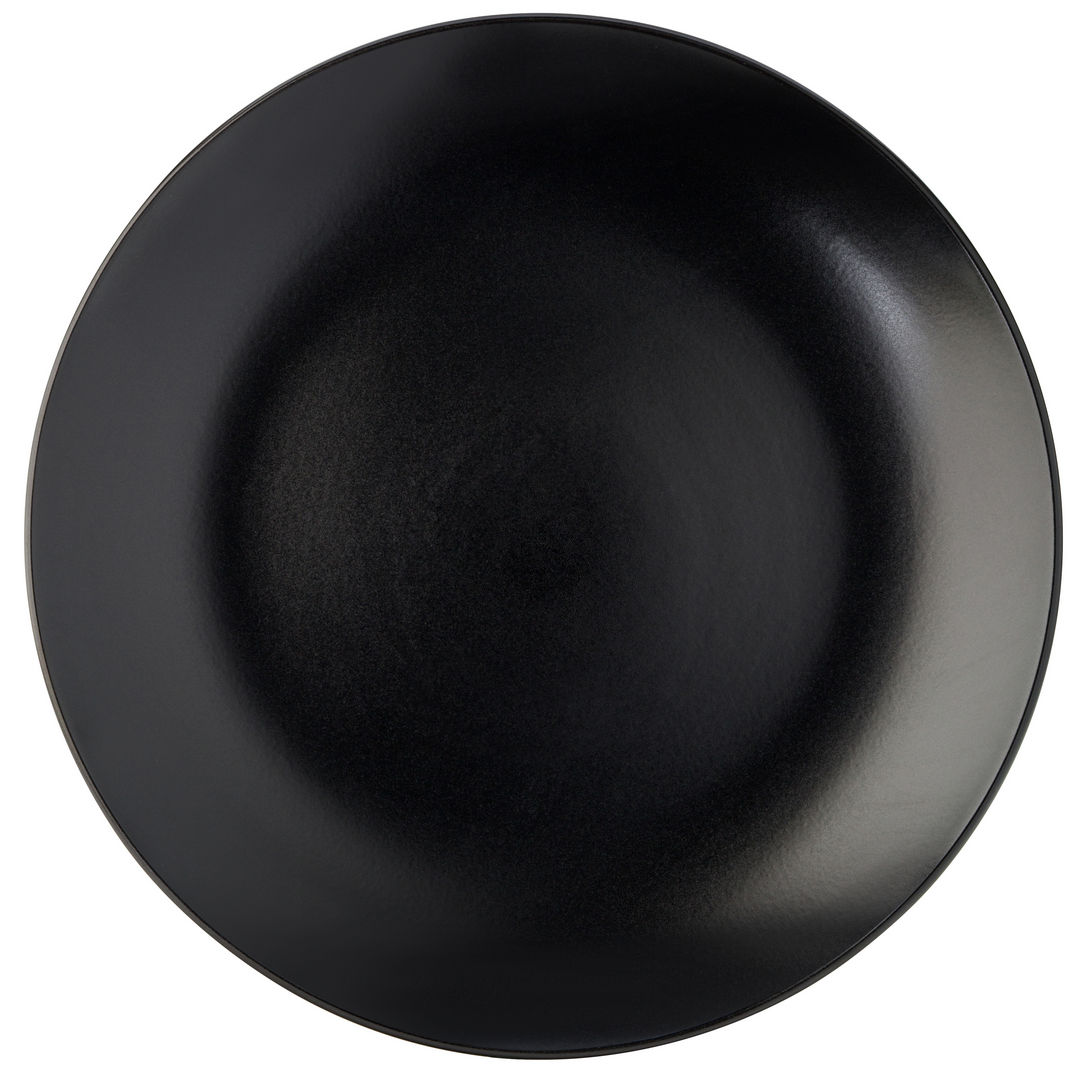 Noir Coupe Plate 12" (30cm) - Pack of 6