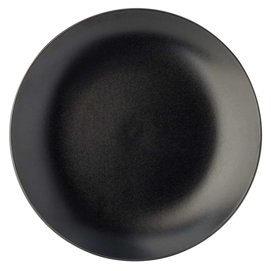 Noir Coupe Plate 10" (25cm) - Pack of 6