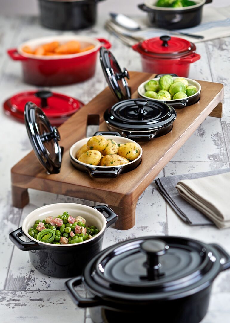 Flame Round Casserole 4" (10cm) 9oz (26cl) - Pack of 6 2 Flame Round Casserole 4" (10cm) 9oz (26cl) - Pack of 6 - Image 2