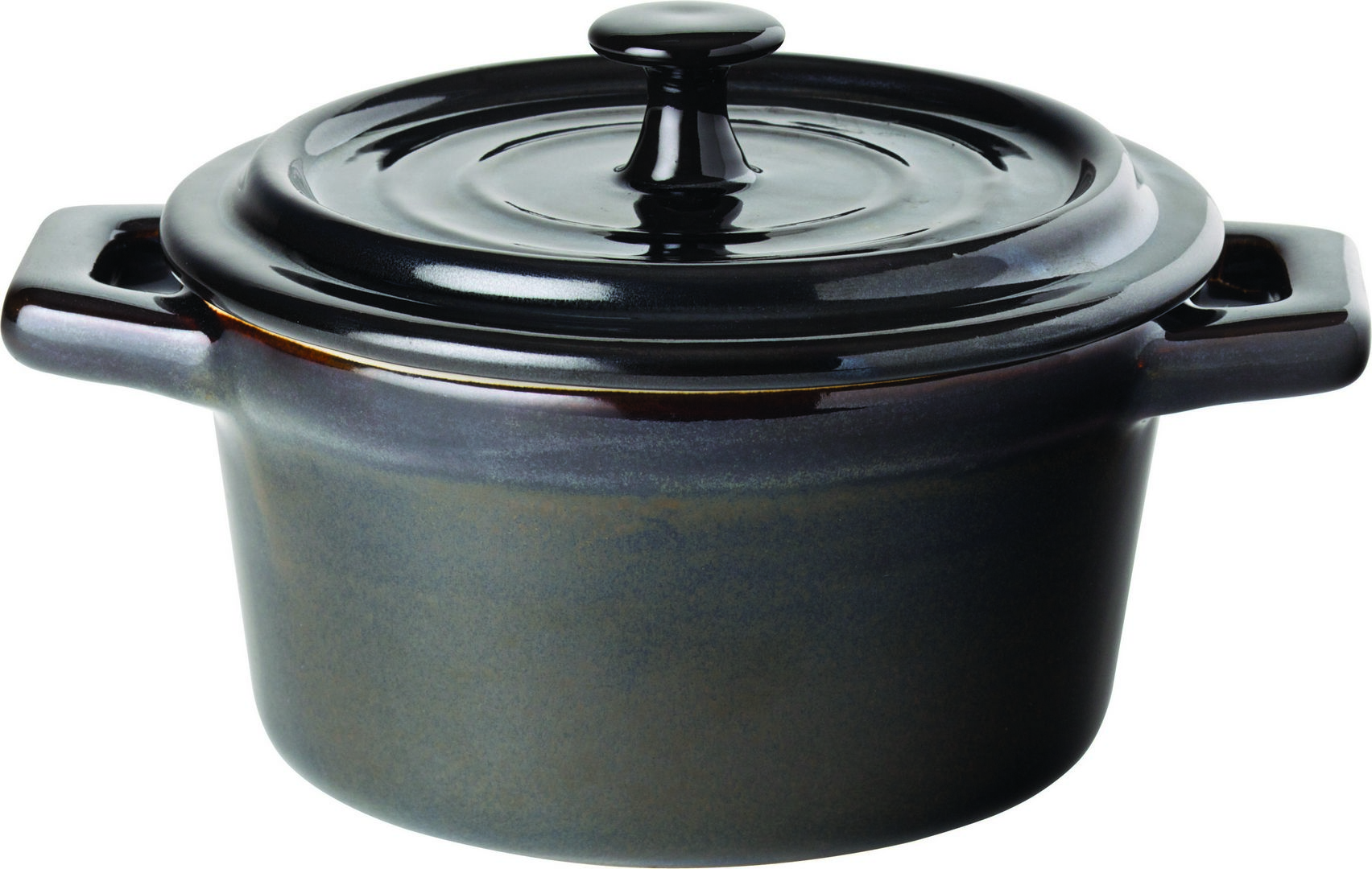 Midnight Round Casserole 4" (10cm) 9oz (26cl) - Pack of 6