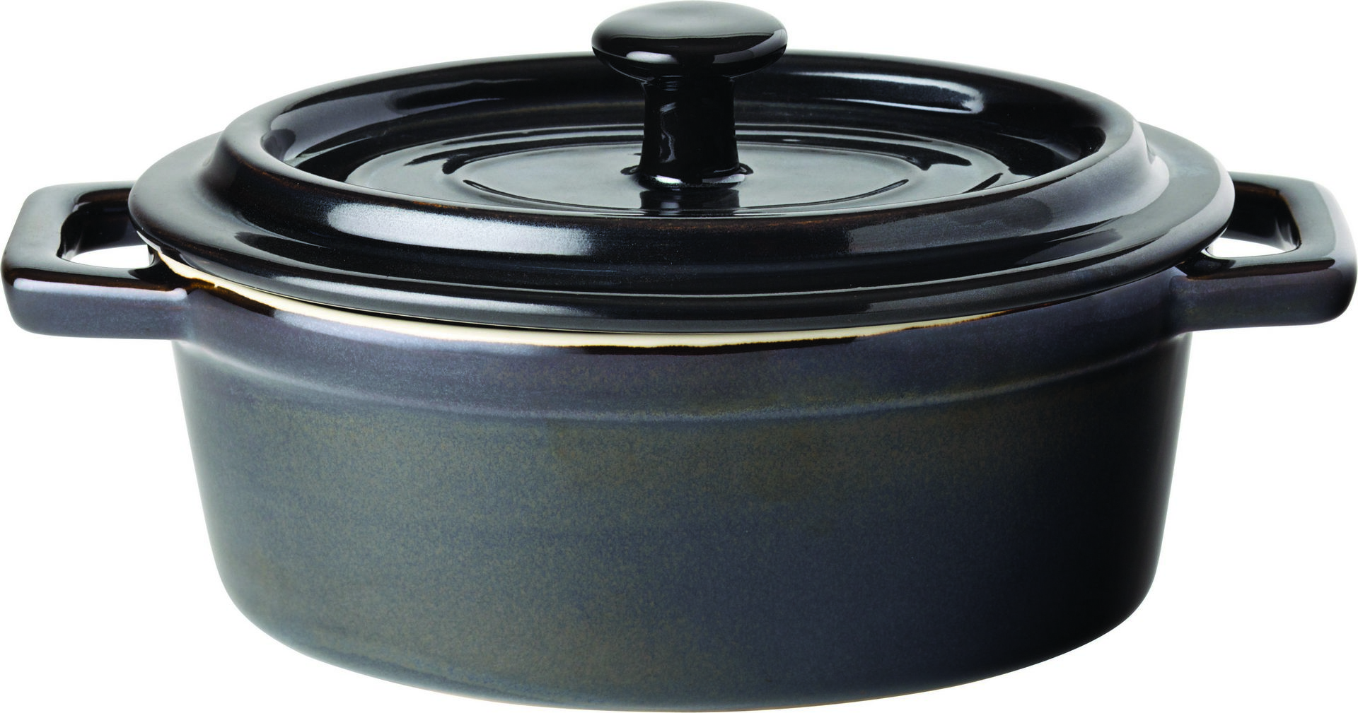 Midnight Oval Casserole 6" (15cm) 17oz (48cl) - Pack of 6