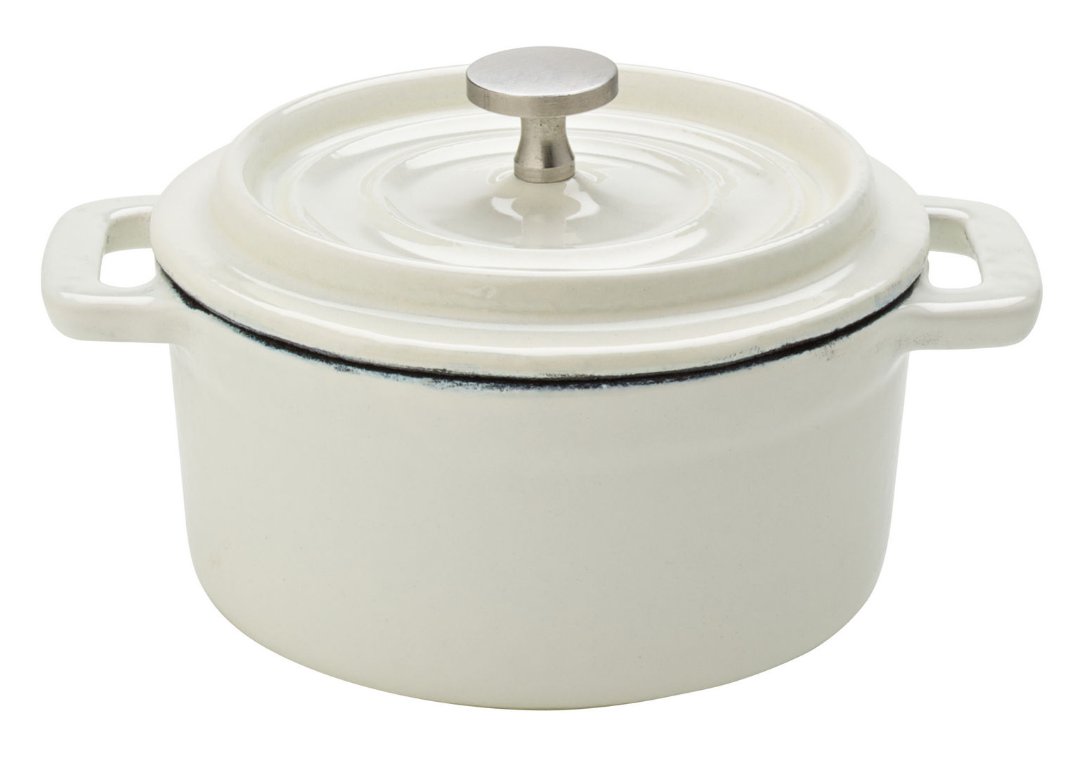 Cast Iron Calico Round Casserole 4" (10cm) 8oz - Pack of 6