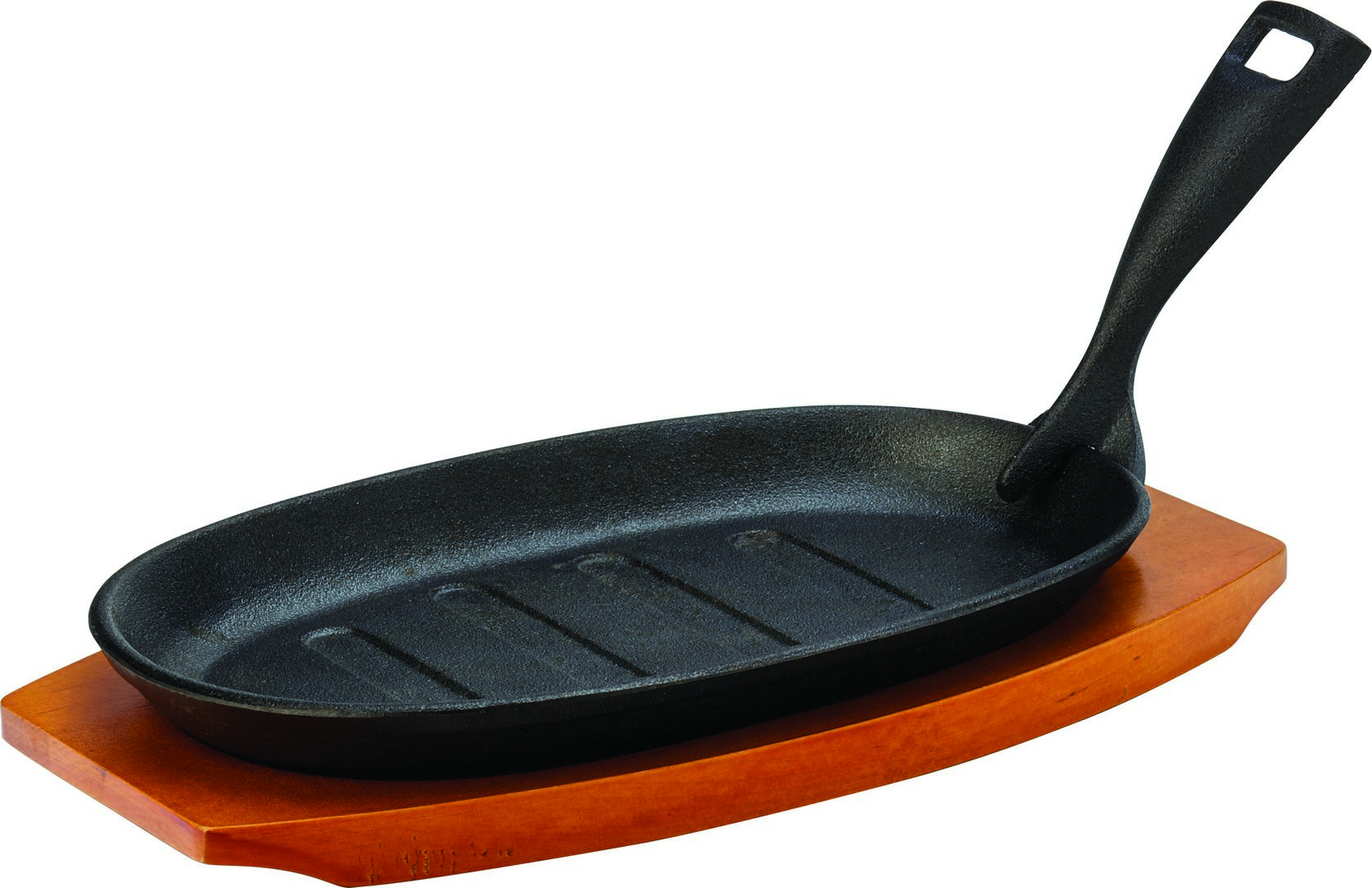 Sizzle Platter 9.5" (24cm) - with Wooden Base - Pack of 1