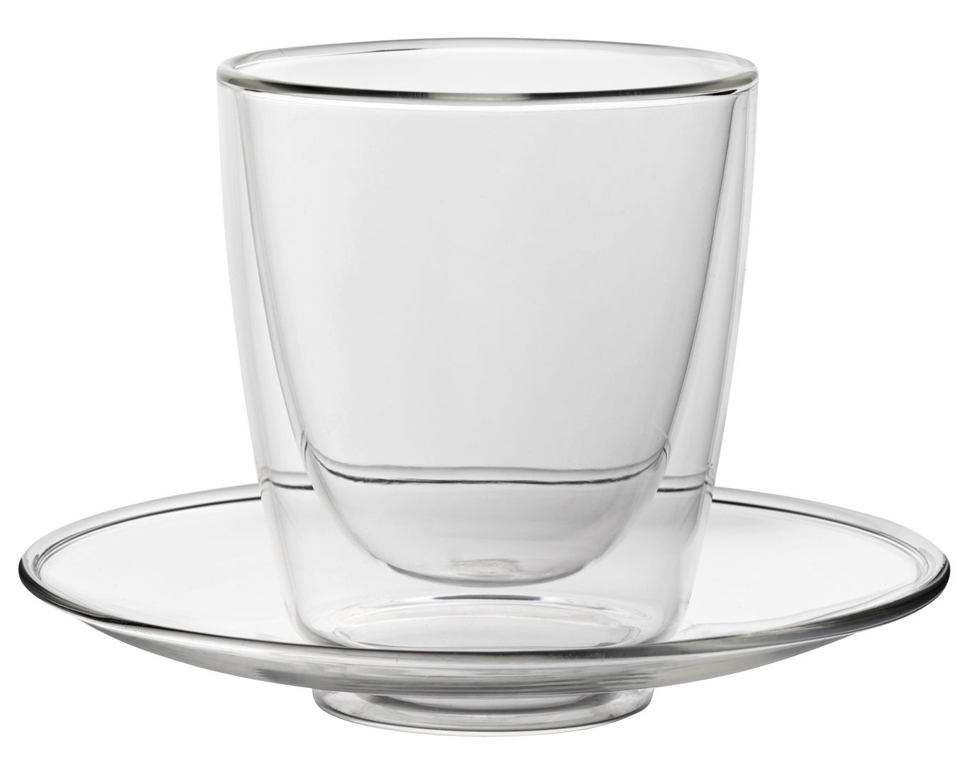 Double - Walled Cappuccino Cup and Saucer 7.75oz - Pack of 6