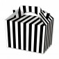 Black Candy Stripe Party Meal Box