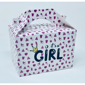 'It's A Girl' Baby Shower Party Meal Box