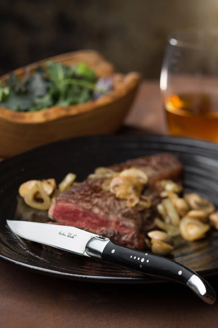 Laguiole Wood Handled Steak Knife - Serrated Edge - Pack of 12 2 Laguiole Wood Handled Steak Knife - Serrated Edge - Pack of 12 - Image 2