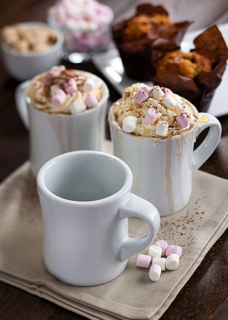 Titan Concave Diner Mug 10oz (28cl) - Pack of 6 2 Titan Concave Diner Mug 10oz (28cl) - Pack of 6 - Image 2