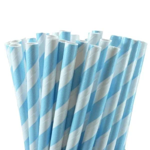 babyblueandwhitestripedpaperstraws820cmbiodegradablecompostableecofr5B25D24871p