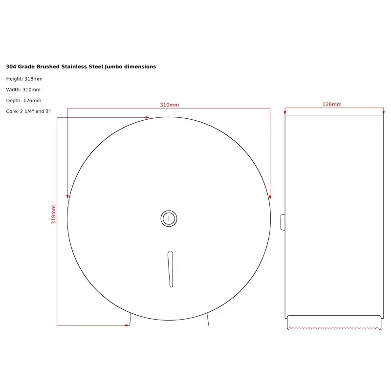 Brushed Stainless Steel Hand Towel Dispenser 2 Brushed Stainless Steel Hand Towel Dispenser - Image 2