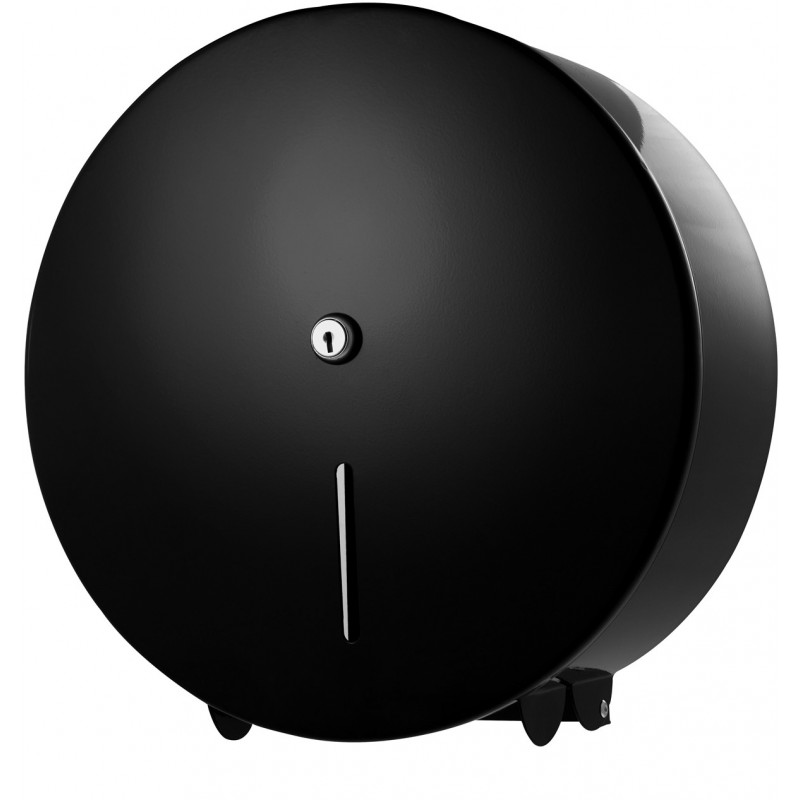 Black Jumbo Toilet Roll Holder