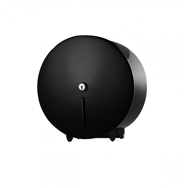 Black Mini Jumbo Toilet Roll Holder 1 toilet roll holder