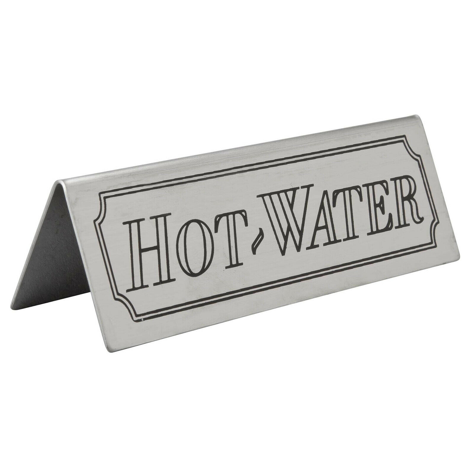Hot Water Table Sign