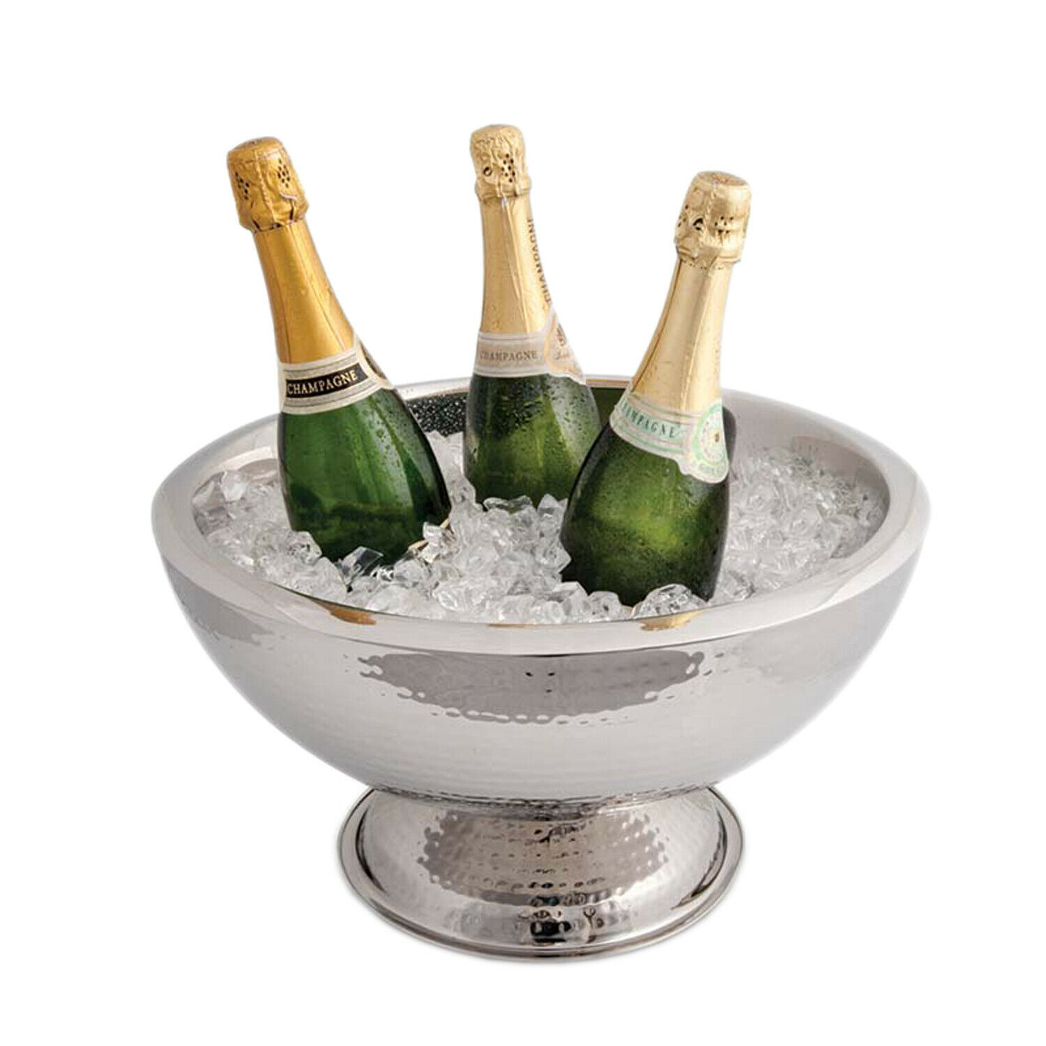 Bellagio Hammered Finish Champagne Cooler 2 Bellagio Hammered Finish Champagne Cooler - Image 2
