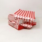 red Candy Stripe Paper Sweet Bag