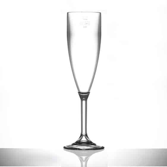 Elite Premium 6.6oz Flute Clear CE @ 175ml - Case of 12