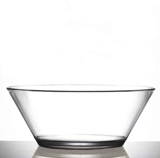 Elite 82oz Bowl Serving Clear NS - Case of 6