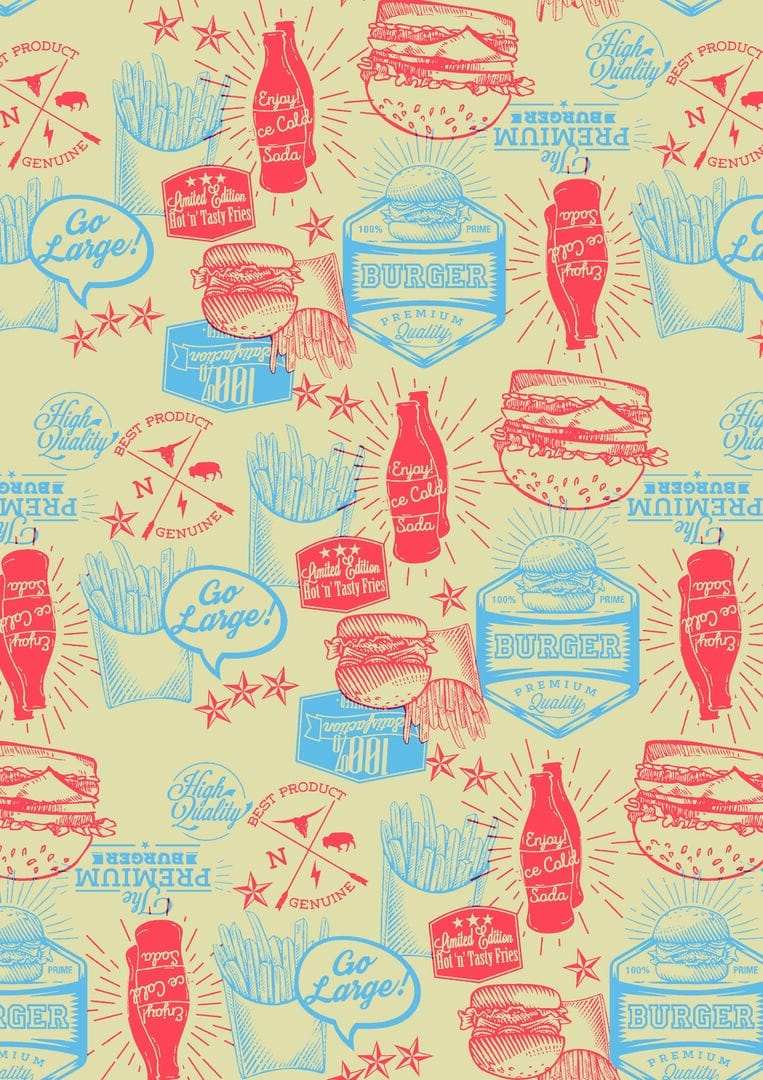 Burger Presentation Paper 10 x 17" (25.5 x 43cm) - 500 Sheets