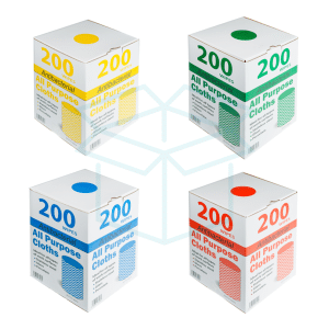 All-Purpose Antibacterial Cleaning Cloths In Dispenser Box