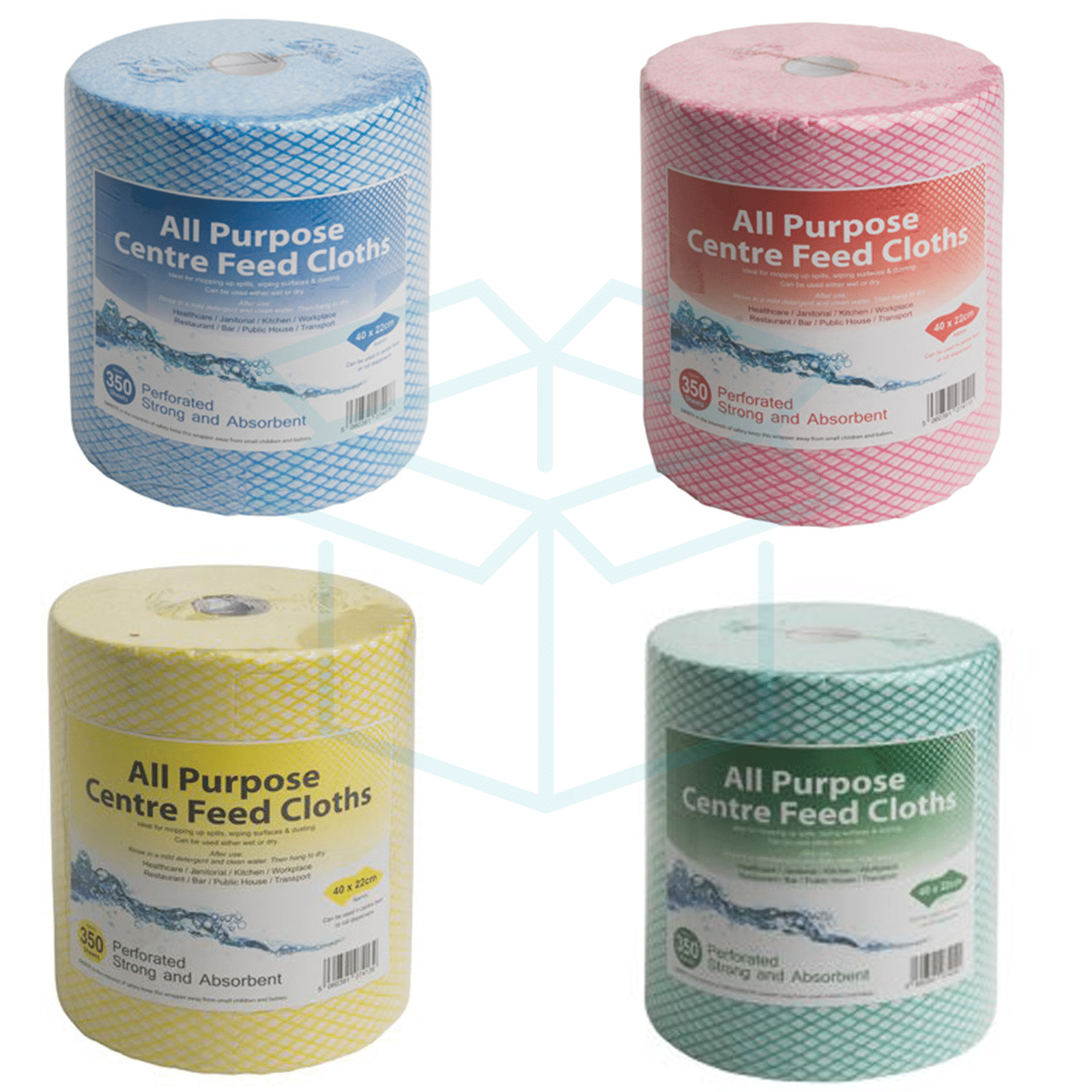 All Purpose Center Feed Cloth on a Roll - Multi-Purpose Cloth Sheets