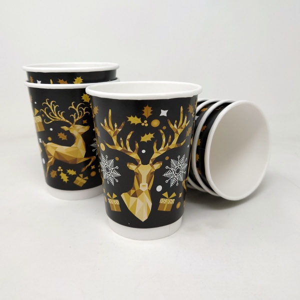 disposable christmas mugs